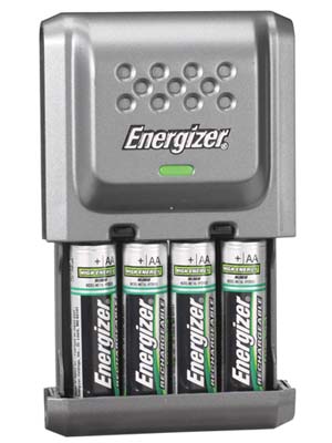 energizer rechargeable batteries blinking red