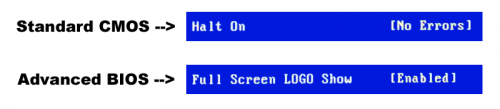 Gigabyte H55M-UD2H bios settings for headless support