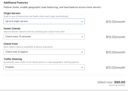 Cloudflare GeoDNS with max options