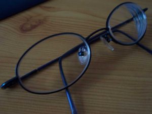 Las gafas Laurents vistas desde un ángulo frontal