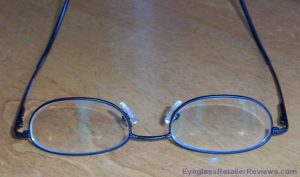 Eine Frontalaufnahme der SelectSpecs-Brille