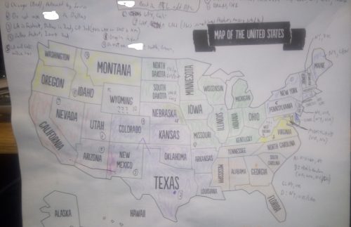 Latency Server Map USA (United States)
