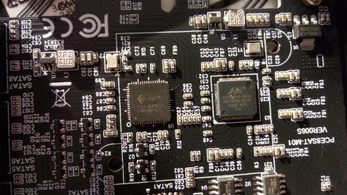 8 port SATA (PCE8SAT-M01) - Exposing the Marvell 88SE9215 and JMicron JMB575