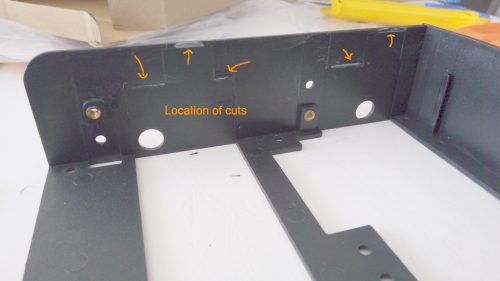 Olmaster MR-8802 - location of cuts